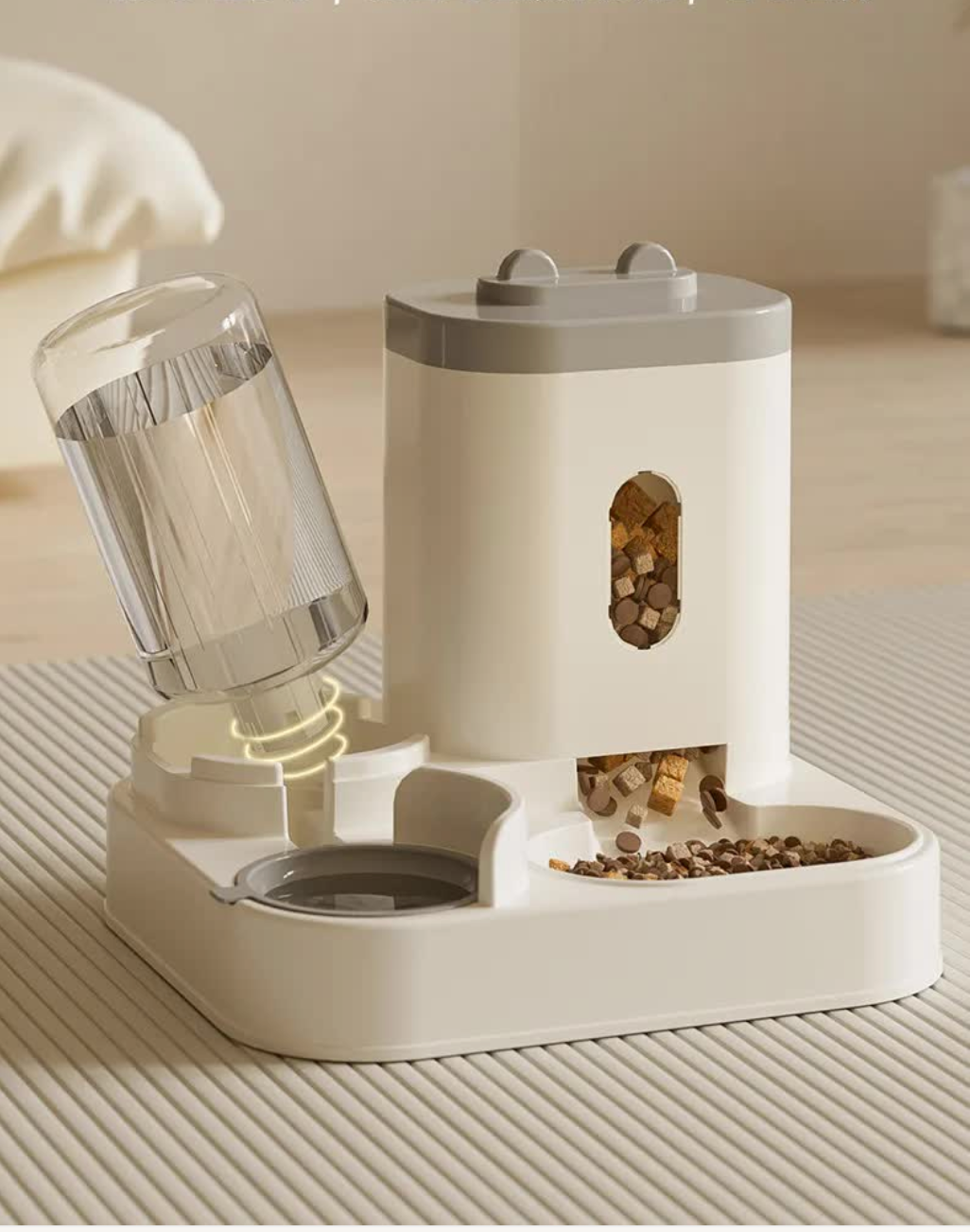 Automatic Pet Feeder and Water Dispenser - Smart Dog Bowl & Cat Feeder, Universal Pet Feeding Station, Electric Pet Water Fountain