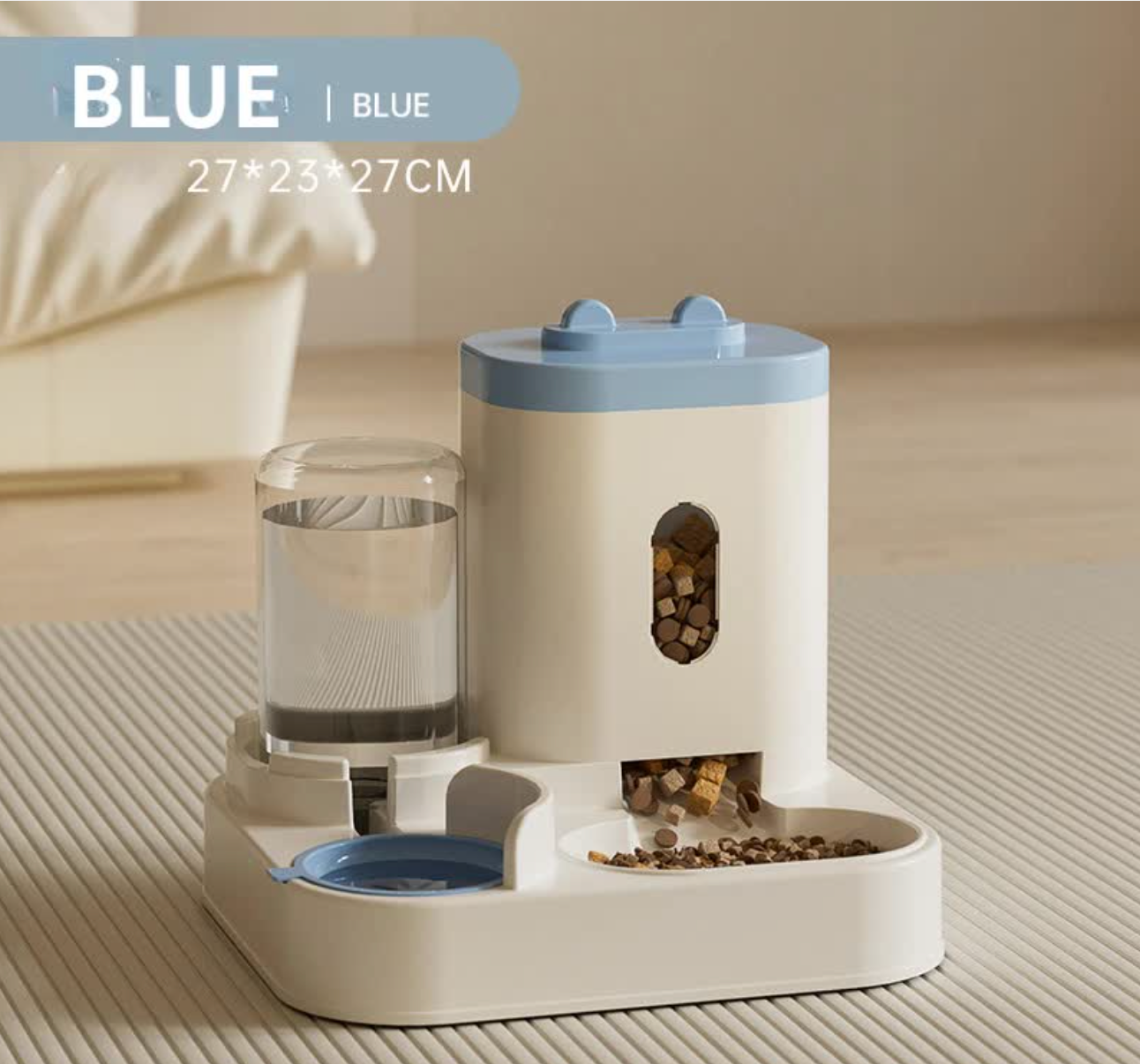 Automatic Pet Feeder and Water Dispenser - Smart Dog Bowl & Cat Feeder, Universal Pet Feeding Station, Electric Pet Water Fountain